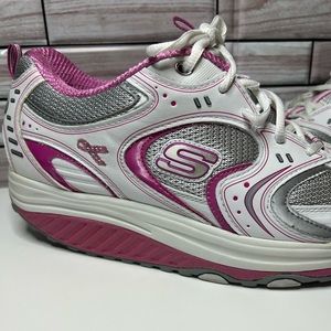 Skechers breast cancer awareness shape ups size 11